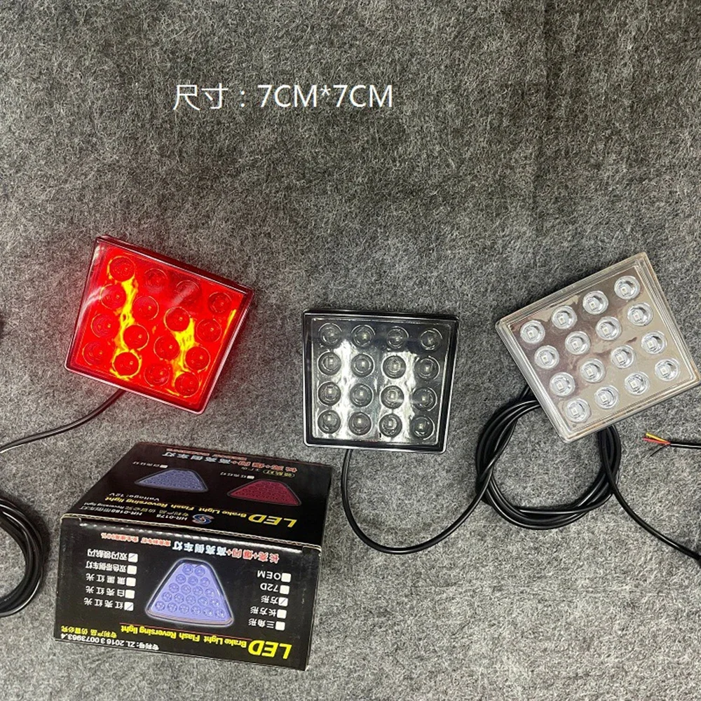 New Strobe F1 Style Led Brake Pilot Lights For Car Motorcycle Rear Tail Lights Auto Warning Reverse Stop Safety Lamps DRL 12V