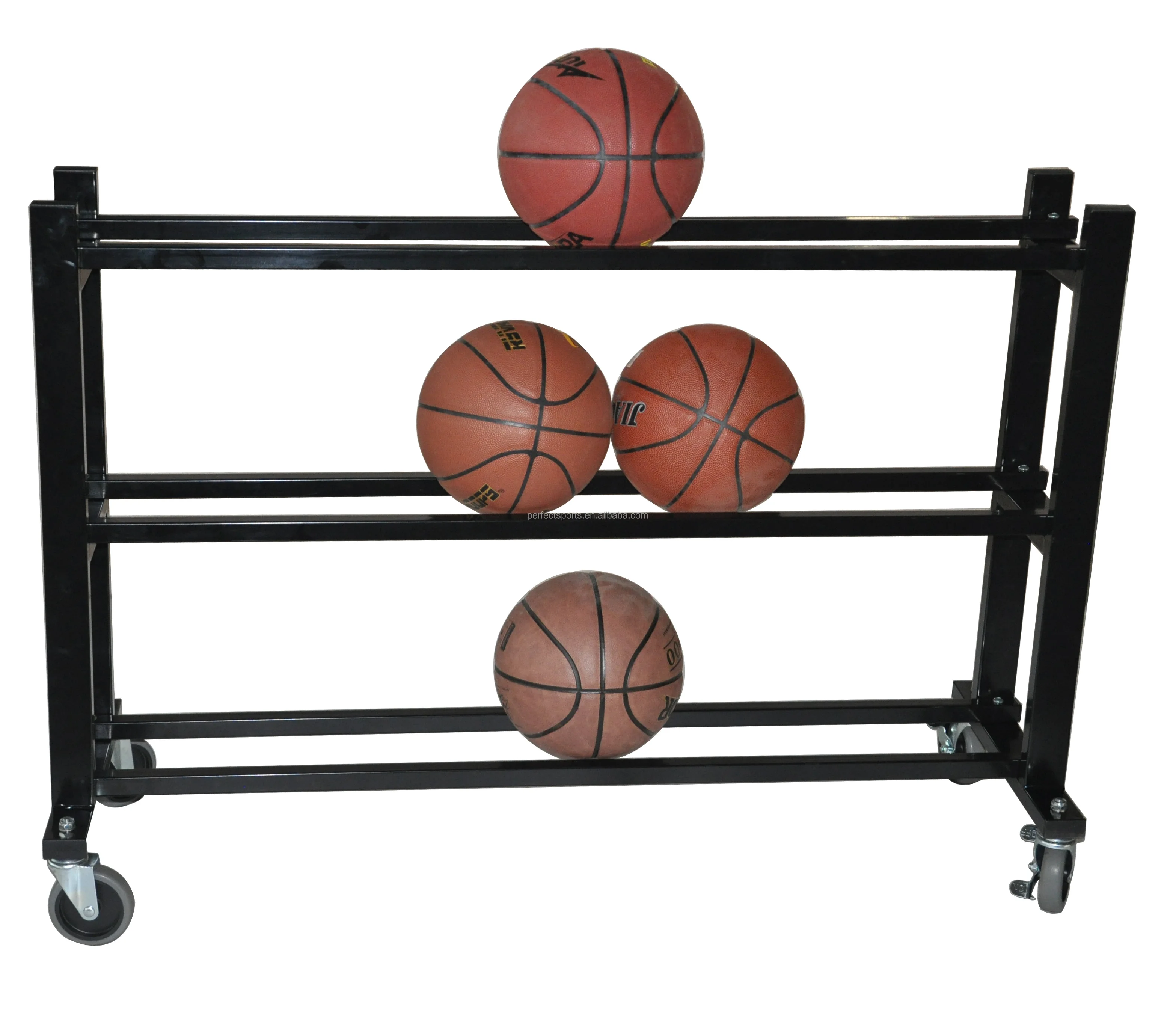 LOCKING BALL STORAGE CART