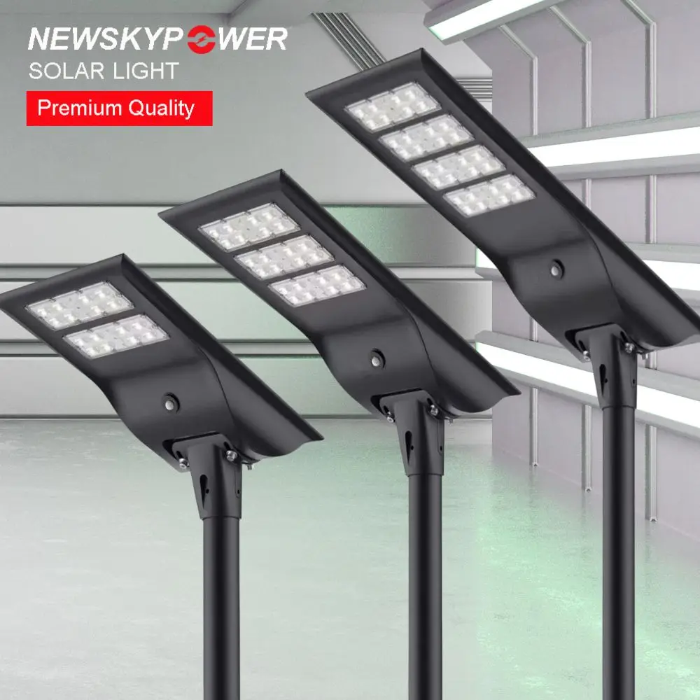 Newsky Dusk To Dawn автоматический датчик мощностью 40 Вт светодиодные уличные фонари на солнечных батареях