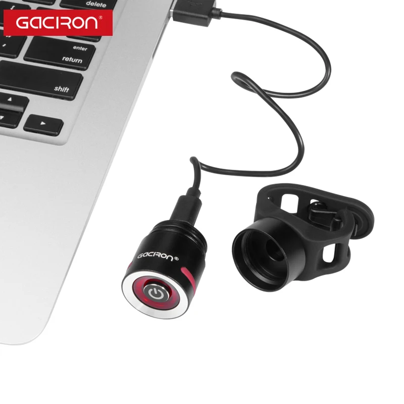 Gaciron economic bike bicycle rear taillight waterproof rechargeable bike tail light