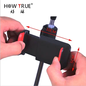 HOW TRUE Hot Selling Golf Mobile Phone Holder Clip Swing Recording Training Aids For Trolley And Car