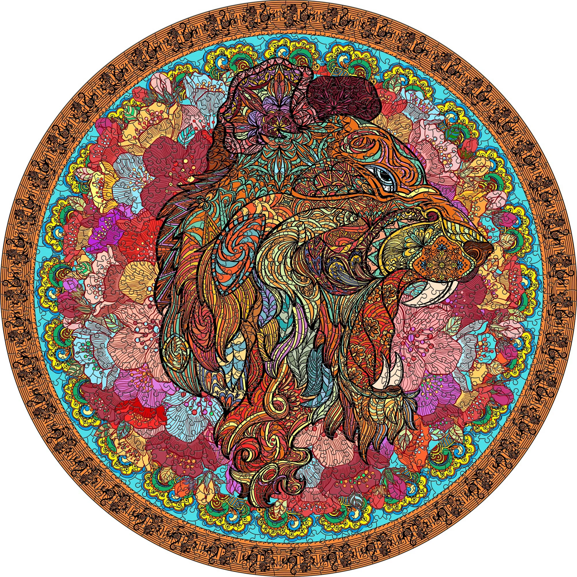 New Trending Reasonable Price Custom Cutting Die Piece Educational Indoor Game 1000 Piece Jigsaw Puzzle