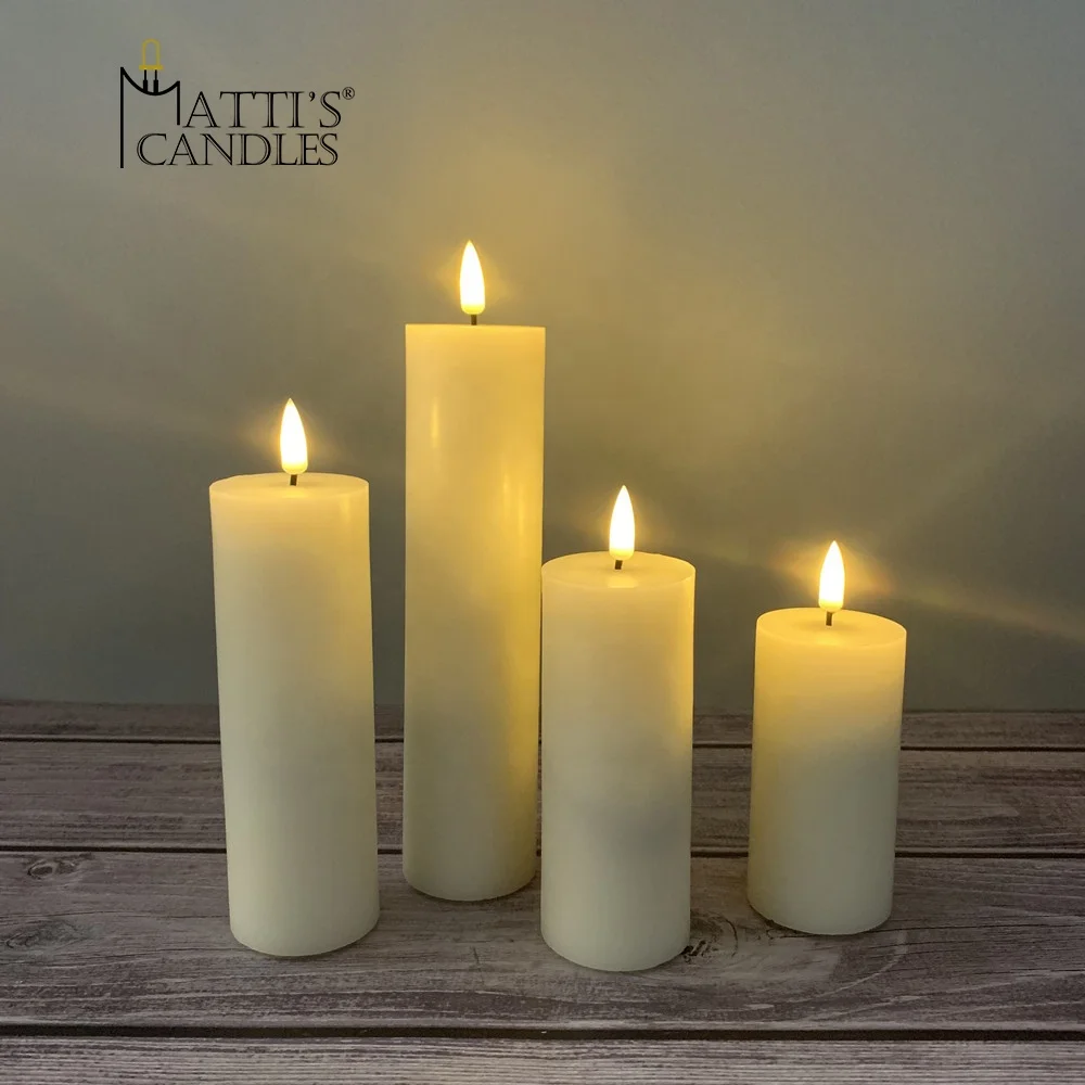 Высококачественные портативные светодиодные свечи с аккумулятором, набор светодиодных свечей, подарочные наборы светодиодных свечей