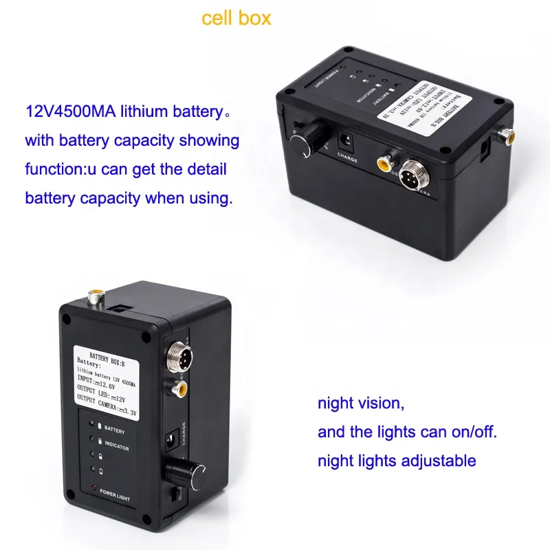 High Resolution Camera Drain Sewer Pipeline Industrial Endoscope System With DVR