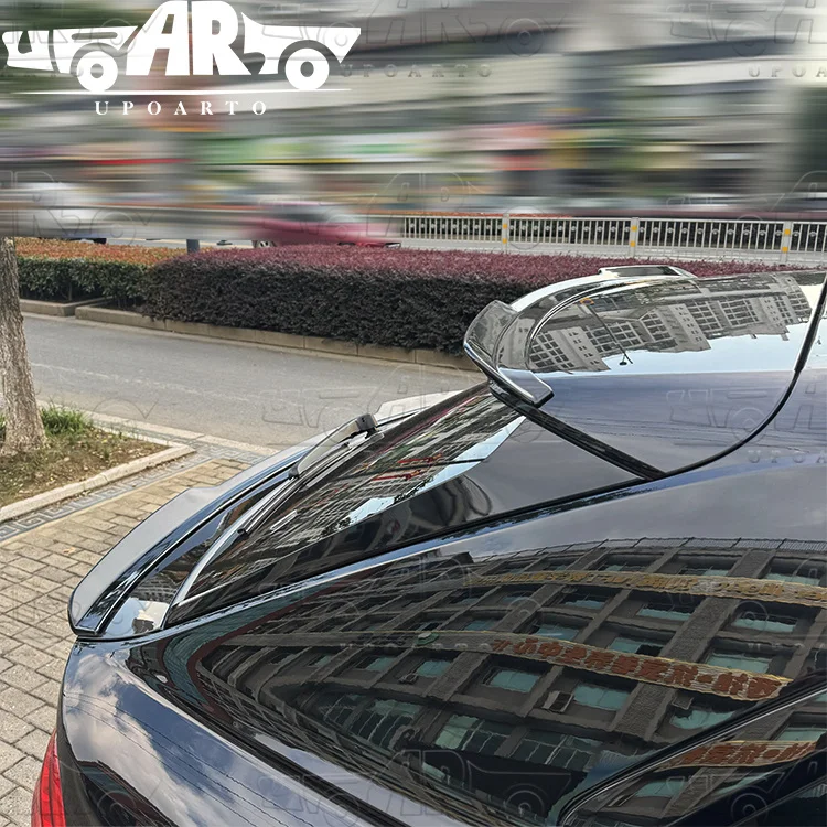 Rear Bumper Bright Black Rear Roof Spoiler Wing Roof Spoiler For Audi Q8 2018+