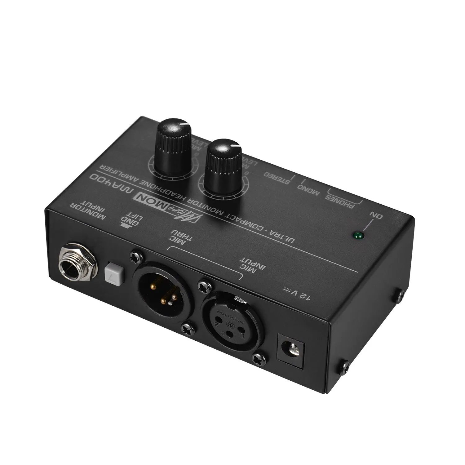Ультракомпактный монитор усилитель для наушников Amp с входом микрофона XLR 6 35 мм вход монитора и 3 5
