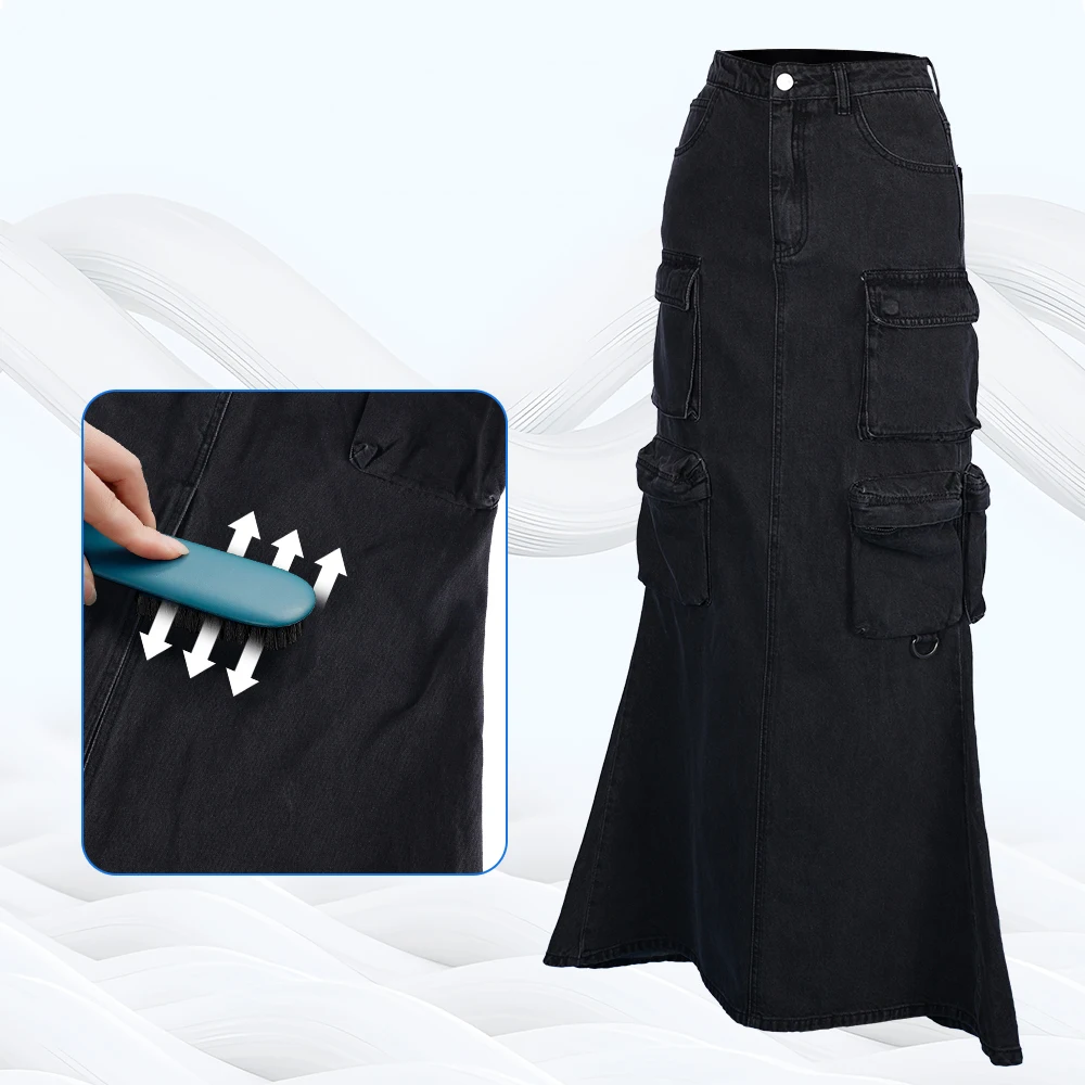 New Listing OEM ODM Cargo Skirt Jeans Long Jeans Skirt Jeans Long Skirt For Women