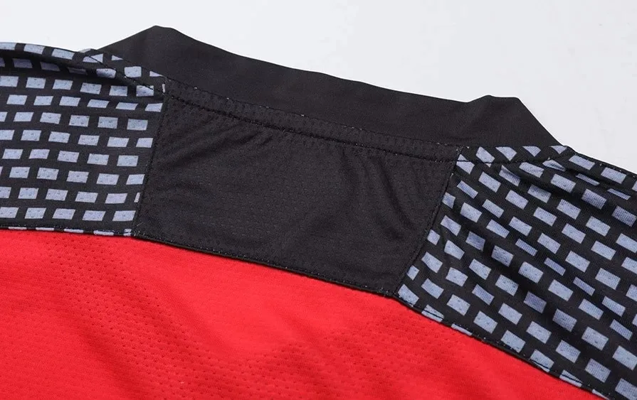 Custom printed men badminton clothing dry fast tennis wear polo shirt plus size padel wear sports apparel