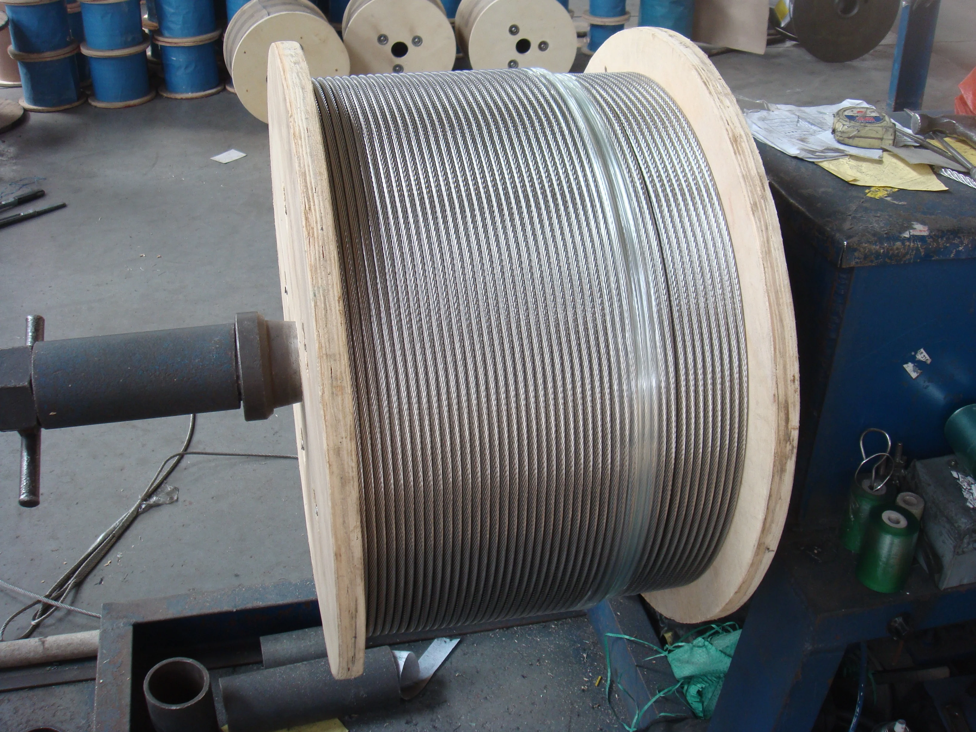 AISI304 stainless steel wire rope 1x19 3.5mm