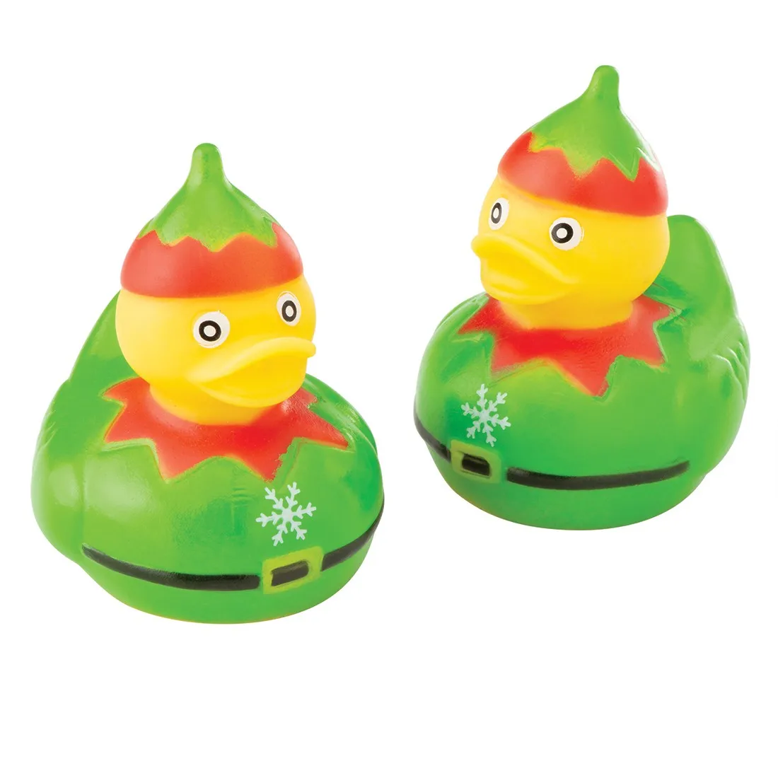 Customized Christmas Ducks  kids Bath Toys Squeaky Ducky Baby Toys Cute Rubber Duck Children Water Playing Toy Xmas Decor