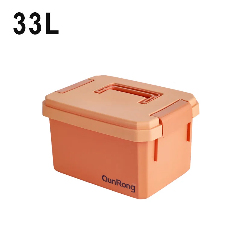Preferred Wholesales Suppliers Multipurpose Colored Plastic Storage Box 33L Large Capacity Suitable For Storing Clothes