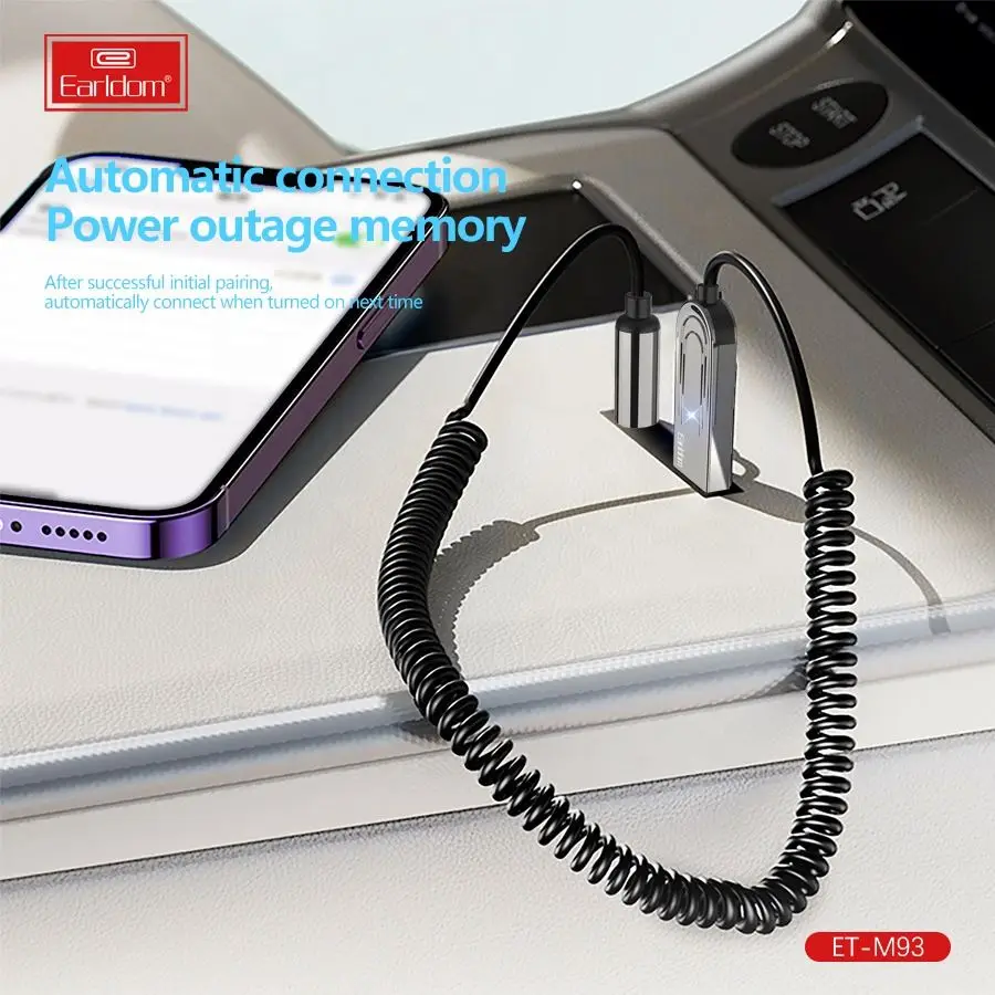 EARLDOM Usb Bt5.0 Receiver Transmitter 3.5mm Aux Car Stereo Music Audio Fm Transmitter Tv Bluetooth Transmitter Receiver