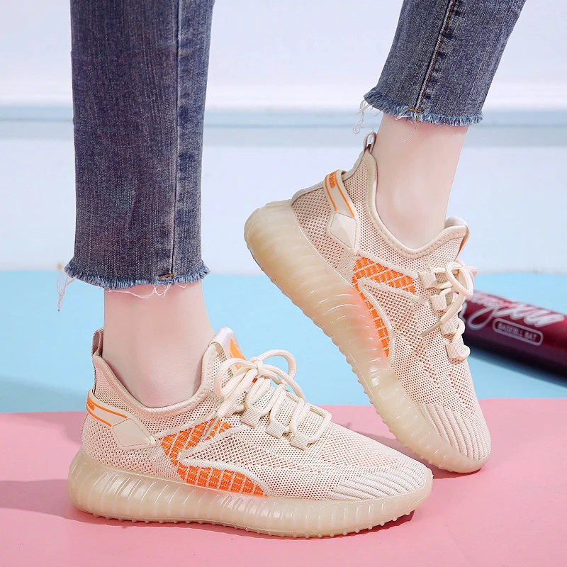 Women sports sneakers tennis casual athletic lightweight mesh fabric upper walking fashion shoes colors dropshipping products