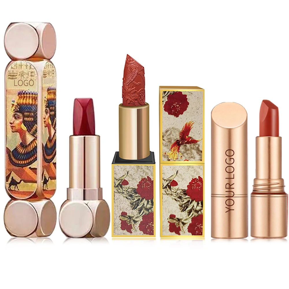 Cosmetics OEM ODM Private Label Long Lasting Lipstick  Makeup Velvet Matte Lipstick Waterproof Beauty Lip