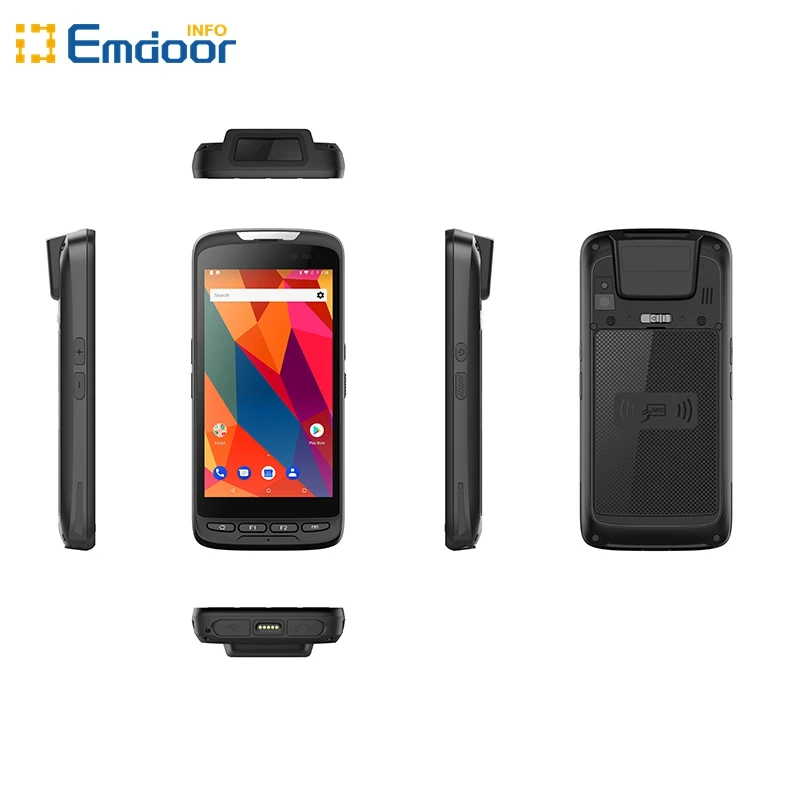 2020 Emdoor 5 inch Android pda rugged Smart Phone PDA Barcode Scanner Android With GMS Certification