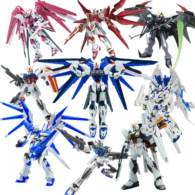 2024 New Movable Free Strike 2.0 Mecha Warrior Form MG 1/100 Matching Assembly Model Custom Action Figure Toy