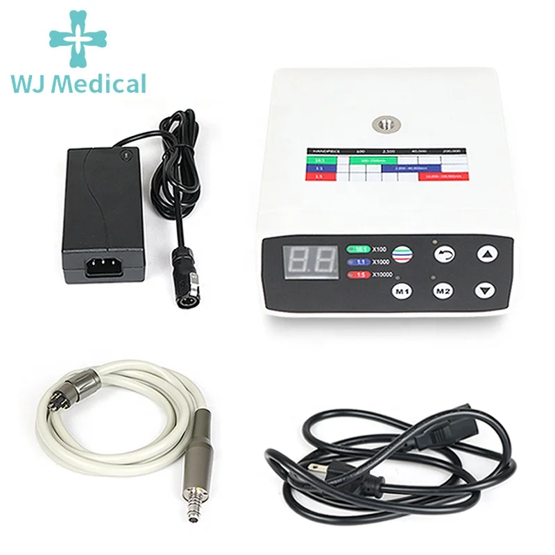 Dental Electric Micro Motor Internal Spray with 1:5 Increasing High Speed Contra  Angle  Handpiece Dental Brushless Micromotor