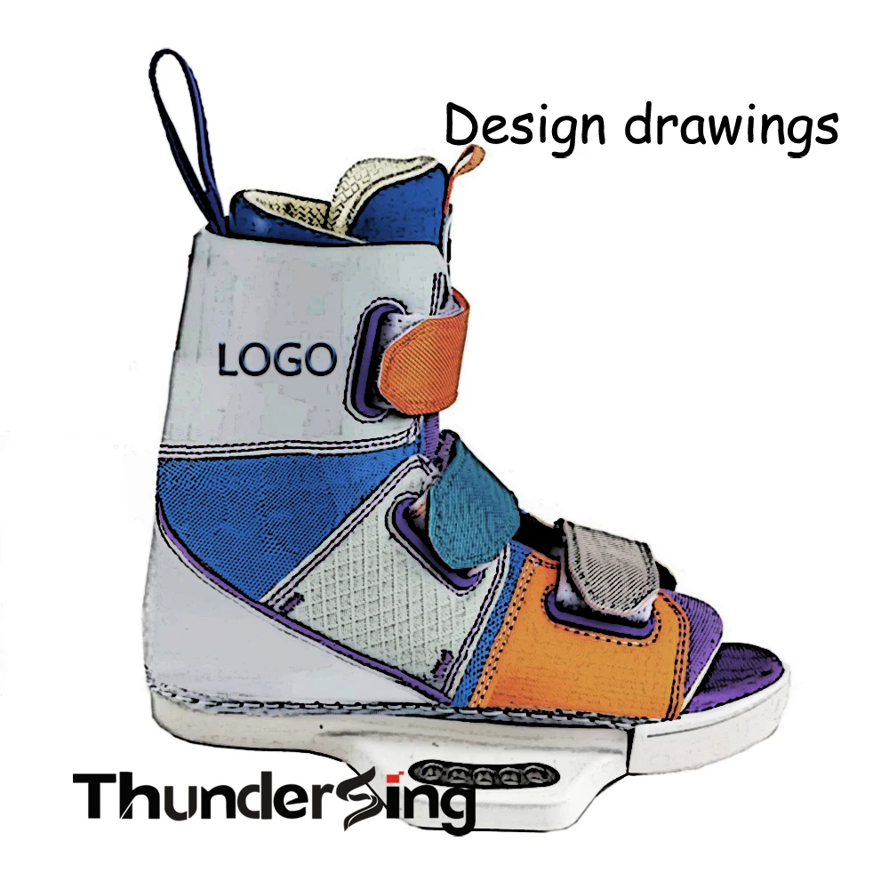 OEM/ODM Factory Rapid Production Exclusive Open Toe Wakeboard Bindings with Advantage Price
