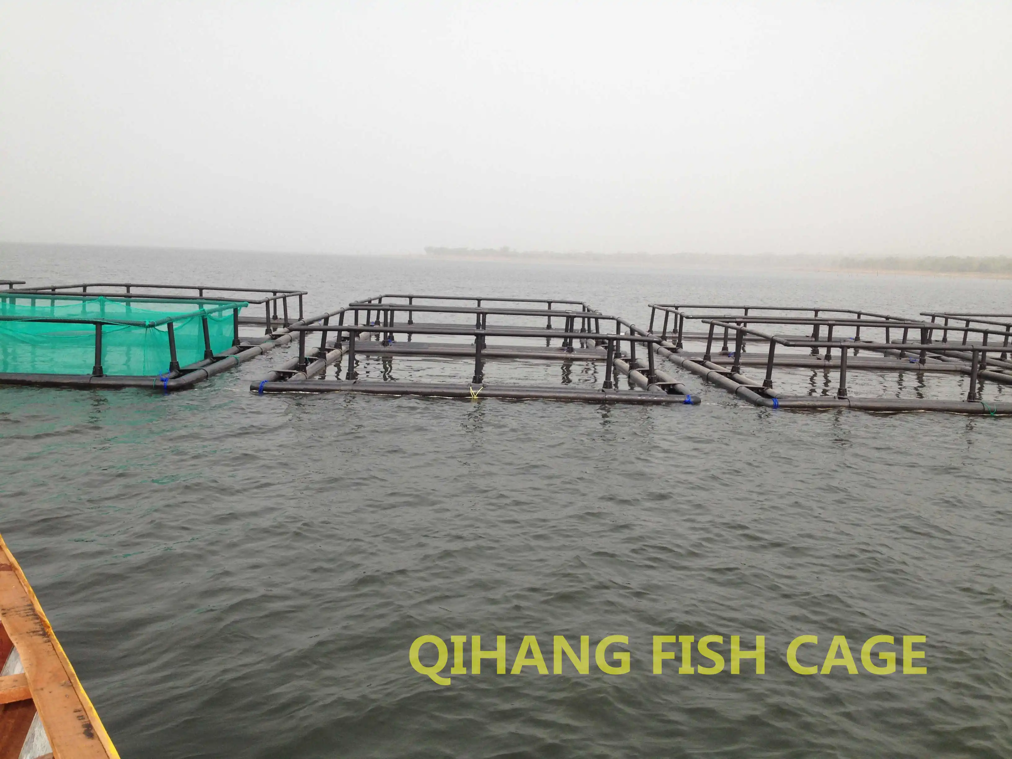 Aquaculture pe twisted shrimp trawl net fish cage on sale