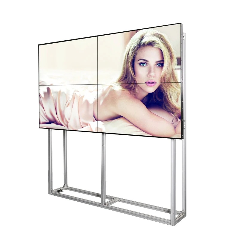 2X2 3X3 4X4 5X5 49Inch Large Format DID Display Narrow Bezel Controller  LCD Video Wall