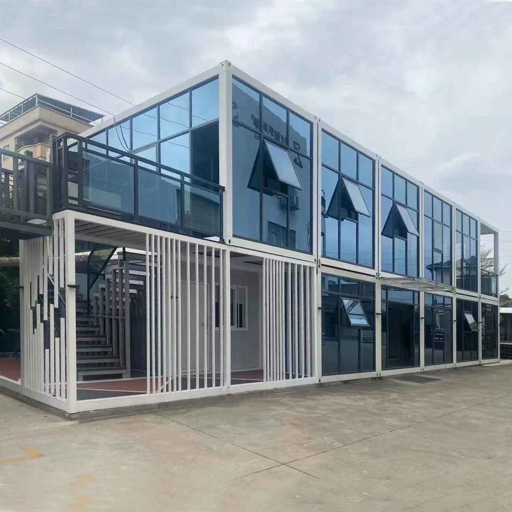 Prefab Foldable Tiny Container House Space Capsule Hotel Cabin Modular Prefab Modular House solar panel Container Home20ft 40ft