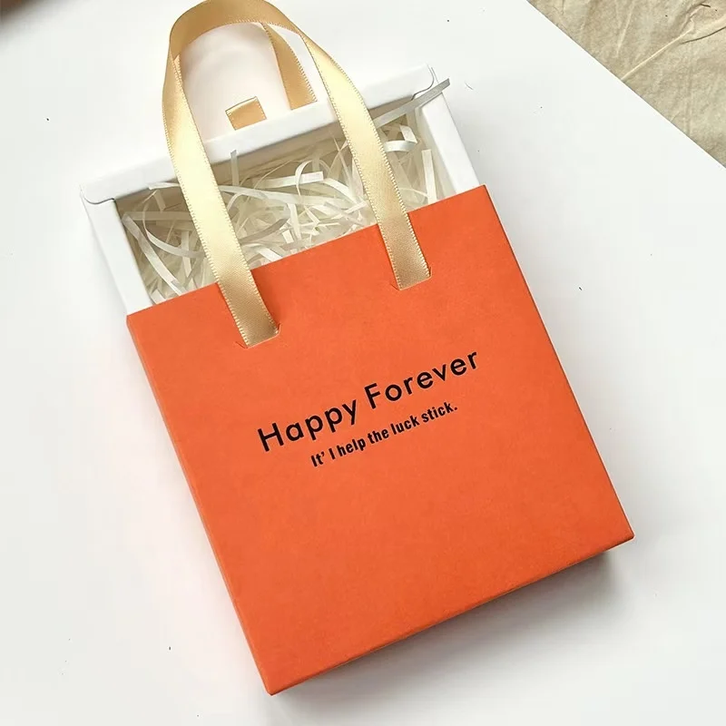 Custom Jewelry Packaging Slider Paper Gift Box with Gold Foil & Stamping Luxury Sliding Drawers Necklaces Printed Handle