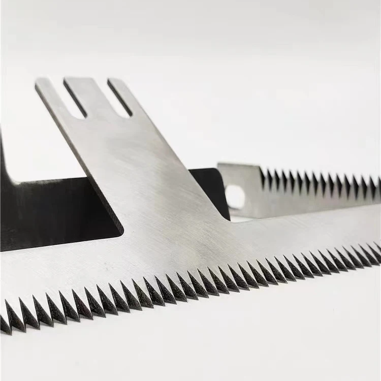 Food Bags Long Serrated Sealing cutting Packaging Machine Serrated Knives Toothed Blade