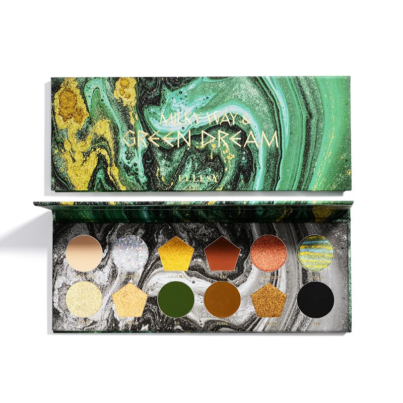 Low MOQ ready to ship 12 high pigments eyeahdow palette