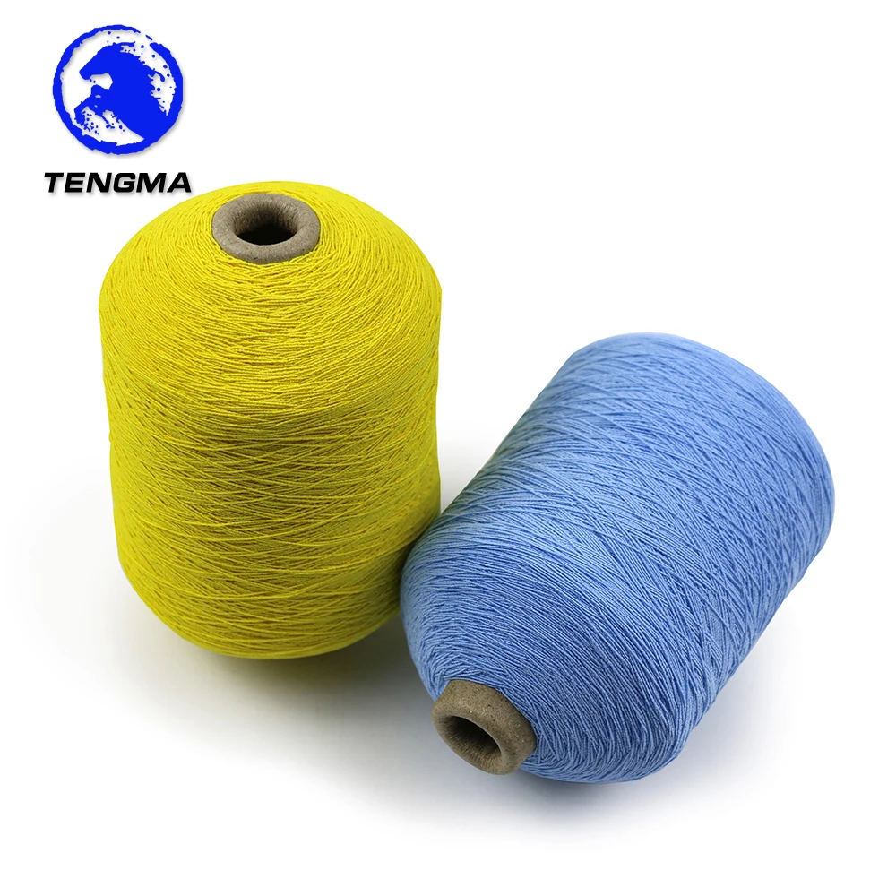 Production 90# 100# 110# 120# colored latex rubber thread covered yarn for socks
