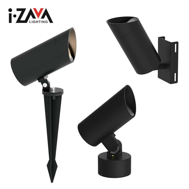 New Design Wall Mounted Ip65 Waterproof Outdoor Pathway Decoration Landscape Lawn 12w Garden Led Spot Light