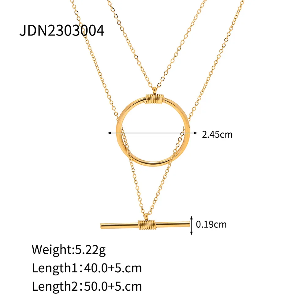 New Style Fashion 14K Gold Plated Stainless Steel Extra Large Flat Cuban Chain Punk Chunky Miami Necklace for Women