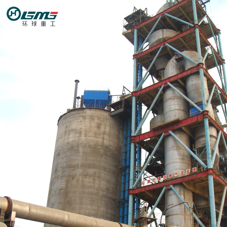 Five stage preheater in cement plant