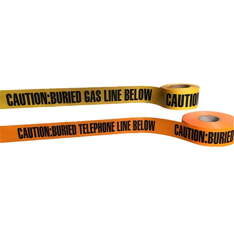 High quality Underground Tape Fiber Optic Cable line marking tape non-detectable tape PE