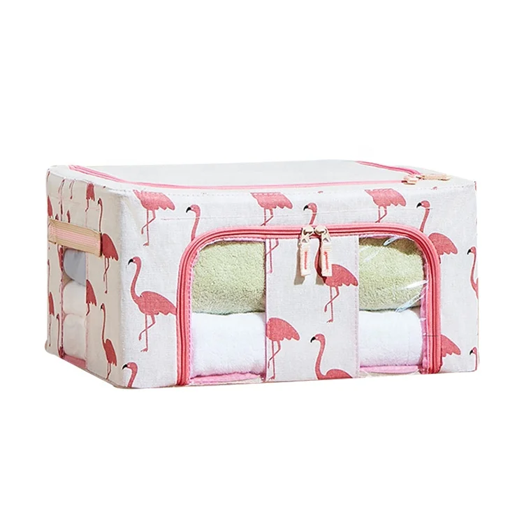 Single-Tier Fabric Closet Organizer for Living Room Wardrobe Use Square External Storage Solutions for Clothing Bags Garage Use