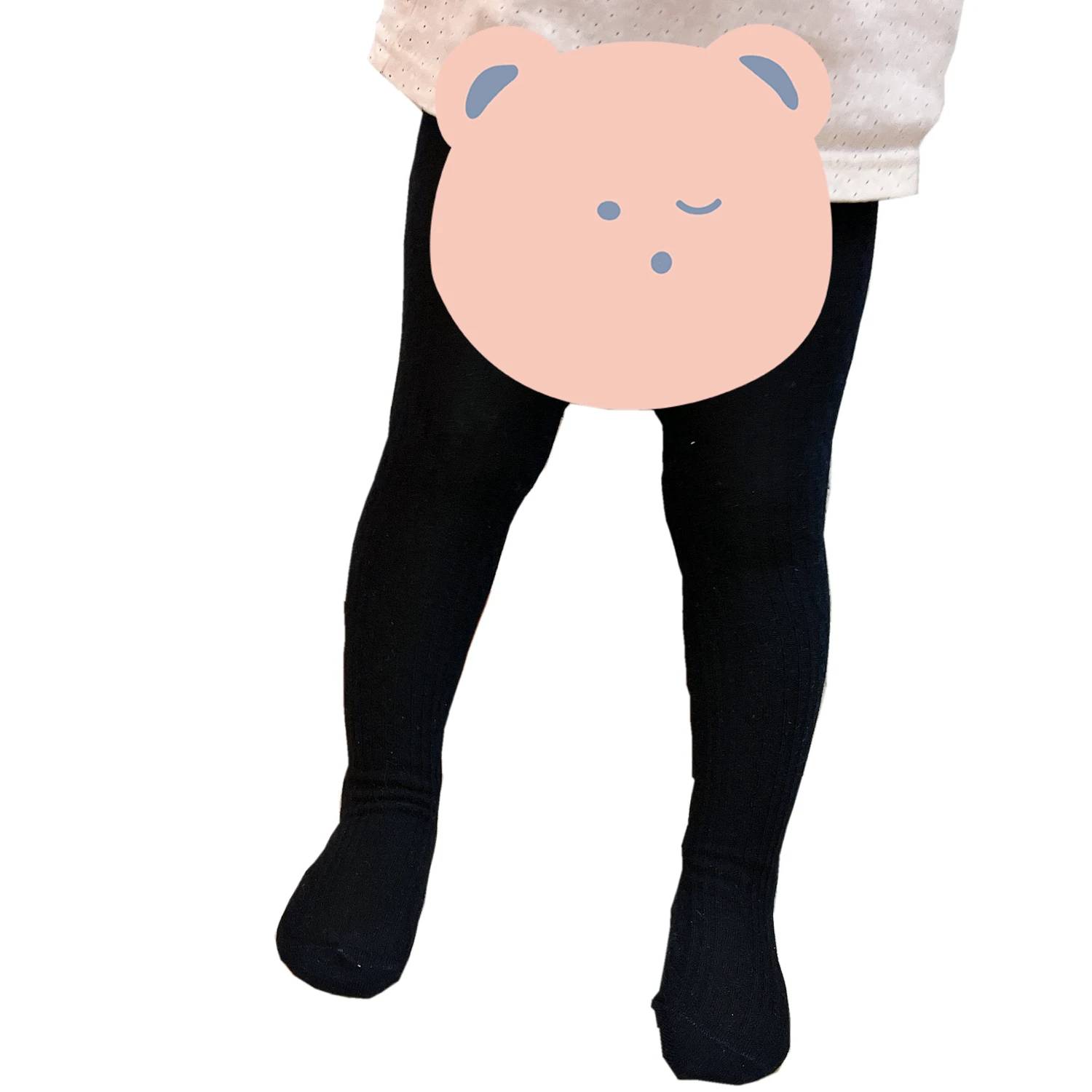 American Trends Baby Tights Girls Soft Cotton Cable Knit Infant Leggings Toddler Solid Socks Winter Warm Stockings Newborn