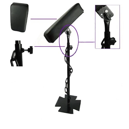 High quality iron cross base tattoo armchair heavy duty armrest tattoo supplies