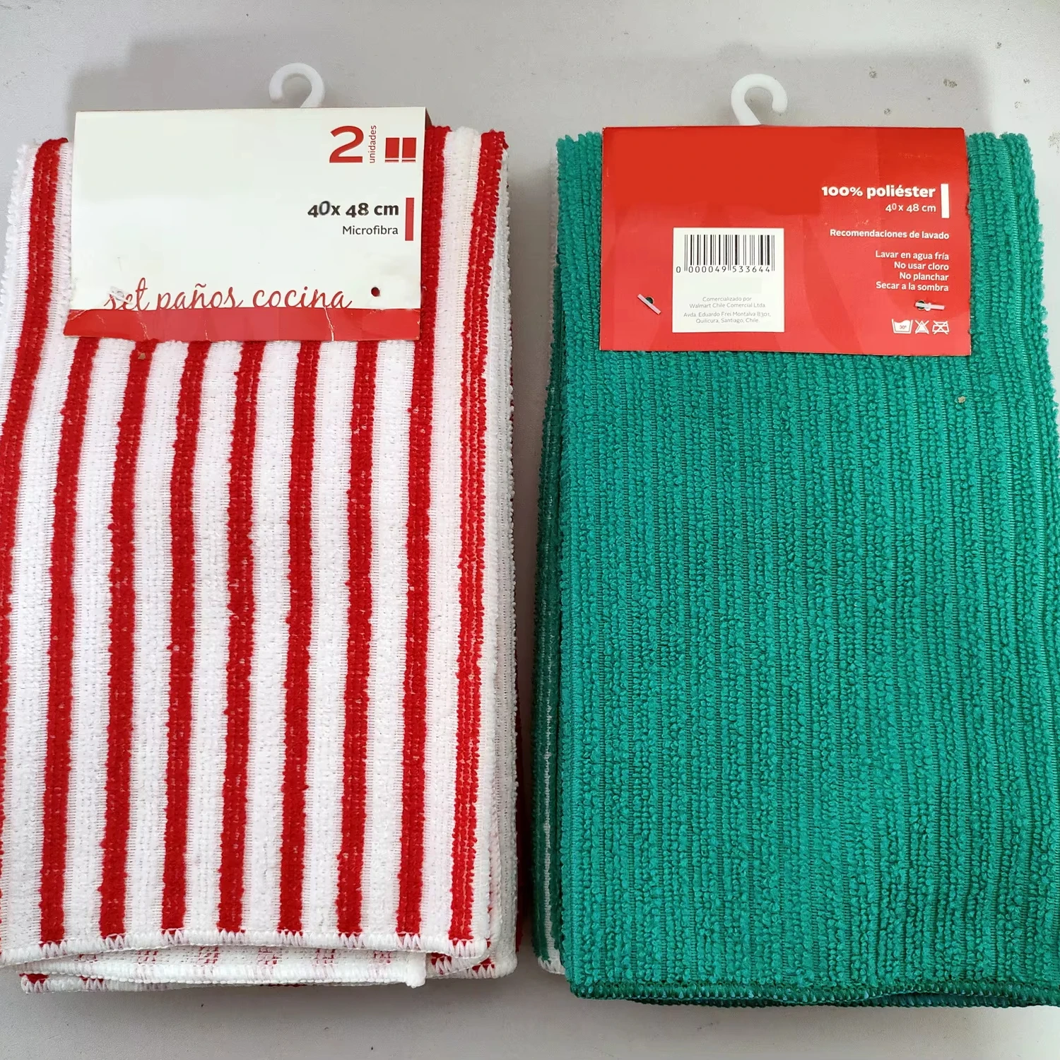 2 шт./комплект кухонные полотенца из микрофибры в полоску с индивидуальным рисунком мягкие салфетки для чистки 100% полиэстера домашние вязаные тряпки автомобилей