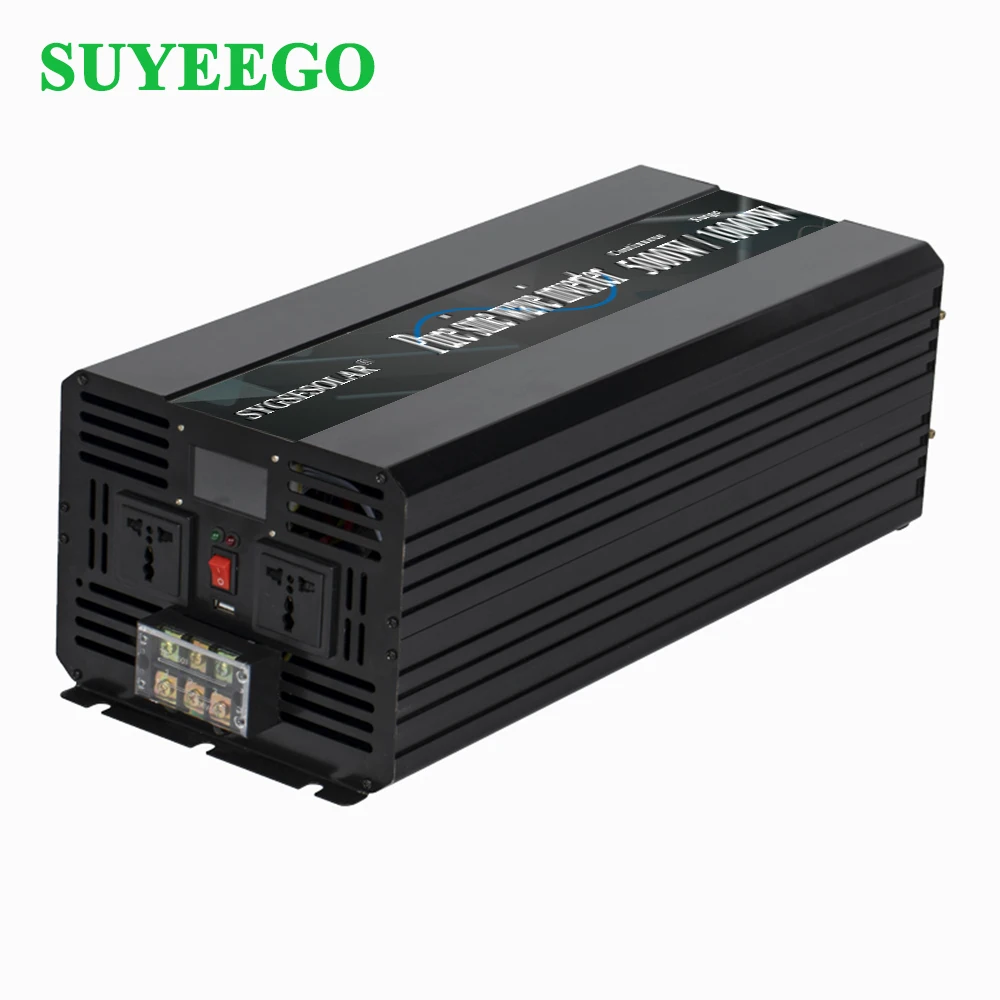 SUYEEGO Available Outdoor Car Power Inverter 500w 1kw 2000W 3kva 5kw 6000W Pure Sine Wave Solar Inverter