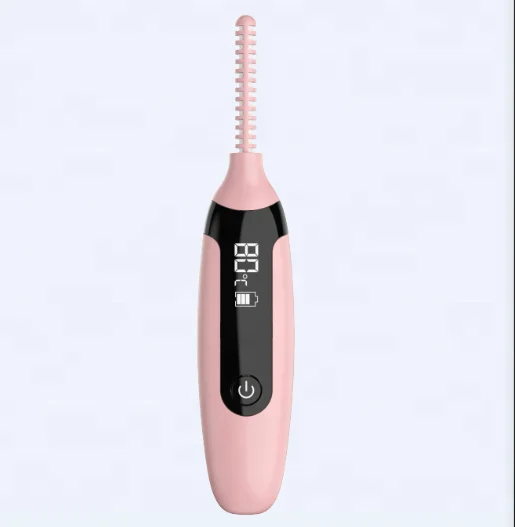 
2021 Hot Sale Natural Electric Eyelash curler with USB Rechargeable Eyelash Applicator Tool with LCD Display Electric Eyelash Cu 