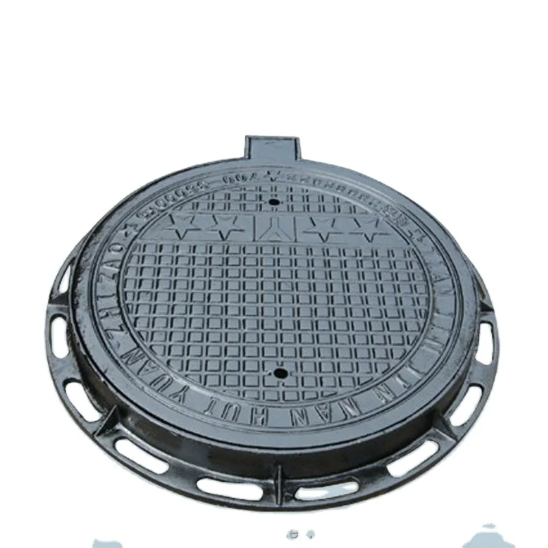 Iron,ductile iron,gray iron Material and construction parts Application round ductile iron sand casting manhoel cover