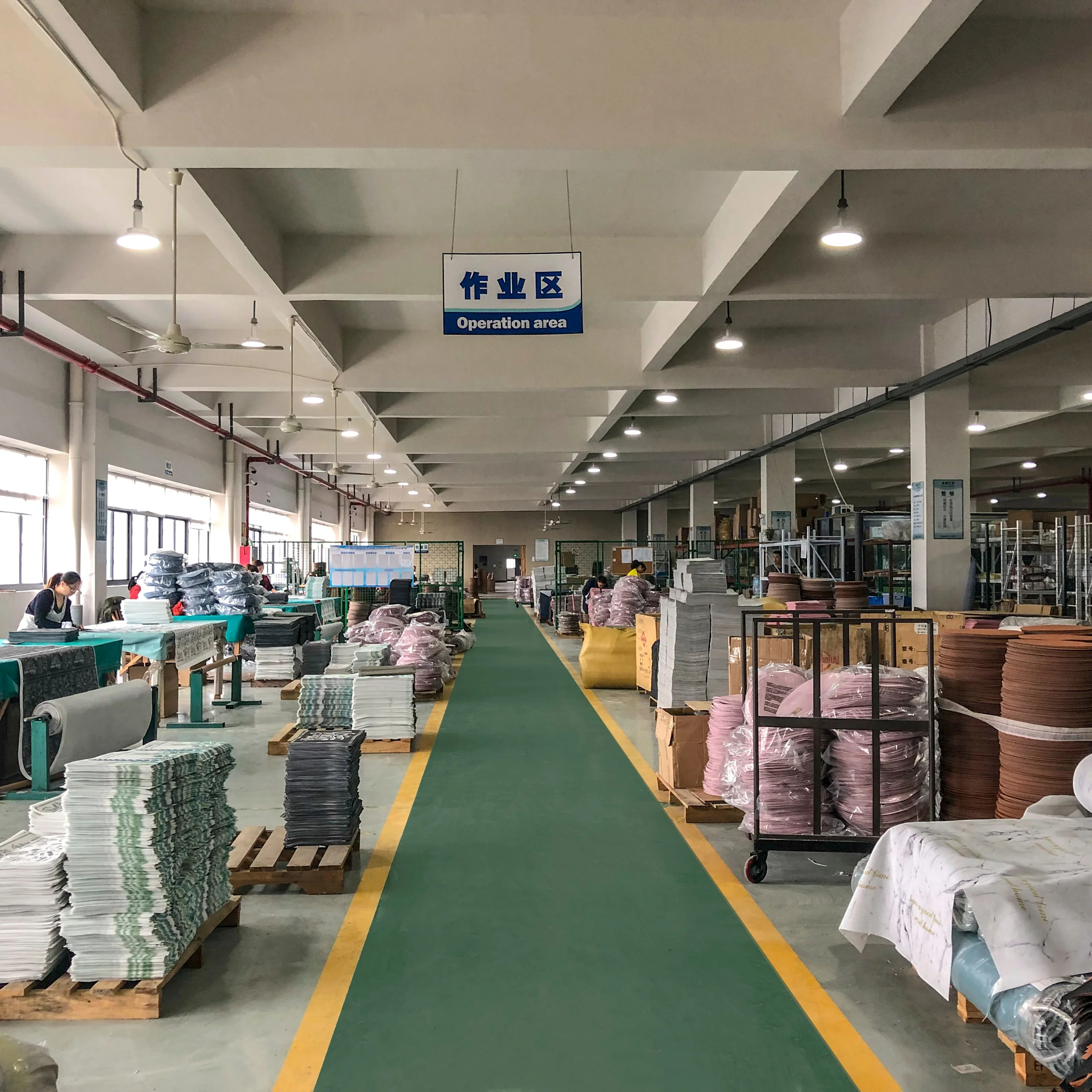 Tabletex  NEW Arrival High Quality tropical palm leaves Heat Insulation Oil-proof Waterproof EVA Artificial Plant Table Placemat