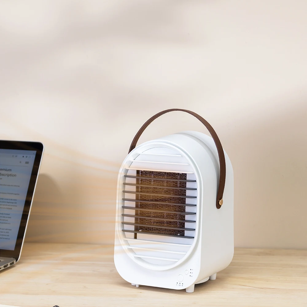 Desktop Home Room Office Electric Mini Heater Portable Personal Space USB Fan Heater