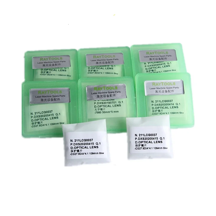 37*7 0-8 кВт Волоконно-Лазерная кварцевая линза Защитная машина для лазерной резки стекла