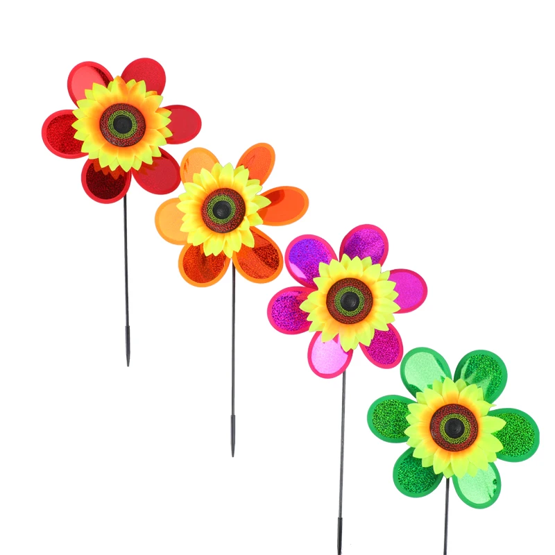 Colorful Windmill Pinwheel Kids Toy Garden Decoration Windmills