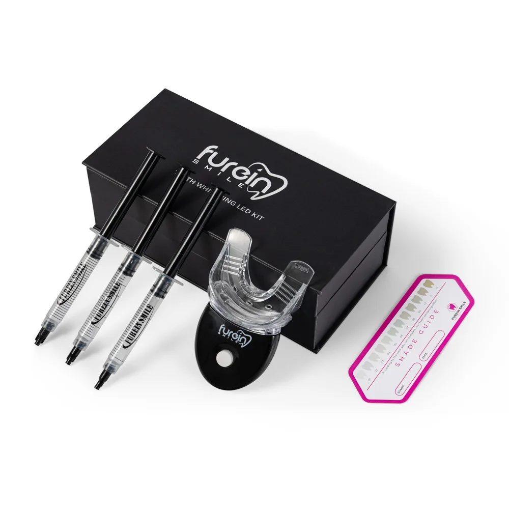 Battery type Teeth Whitening Kit use at Home Dental Home 5 LED c
