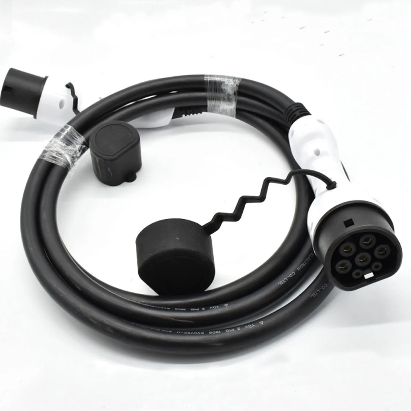 CE Certified 22kw type 2 to type 2  IEC 62196-2 male to female ev connector  plug charging cable