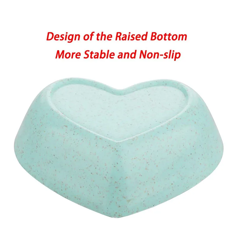 Hamster Heart Shape Food Dish Small Cute Shape Food Bowl for Hamster Hedgehog Small Animals