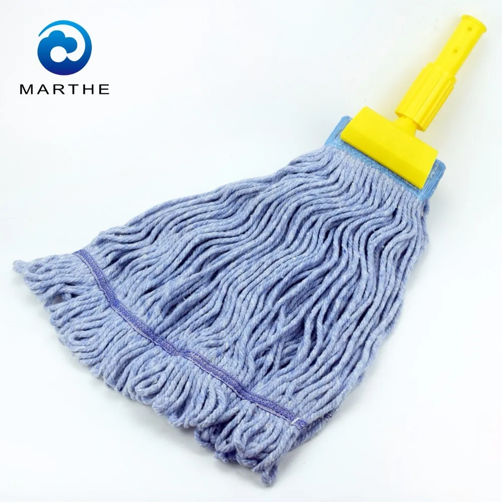 
4 Ply blended cotton looped end wet mop, with 1