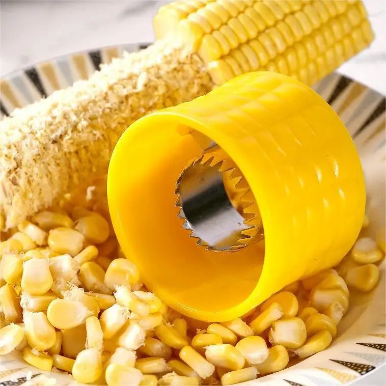 Stainless steel corn peeler household corn thresher round manual corn thresher
