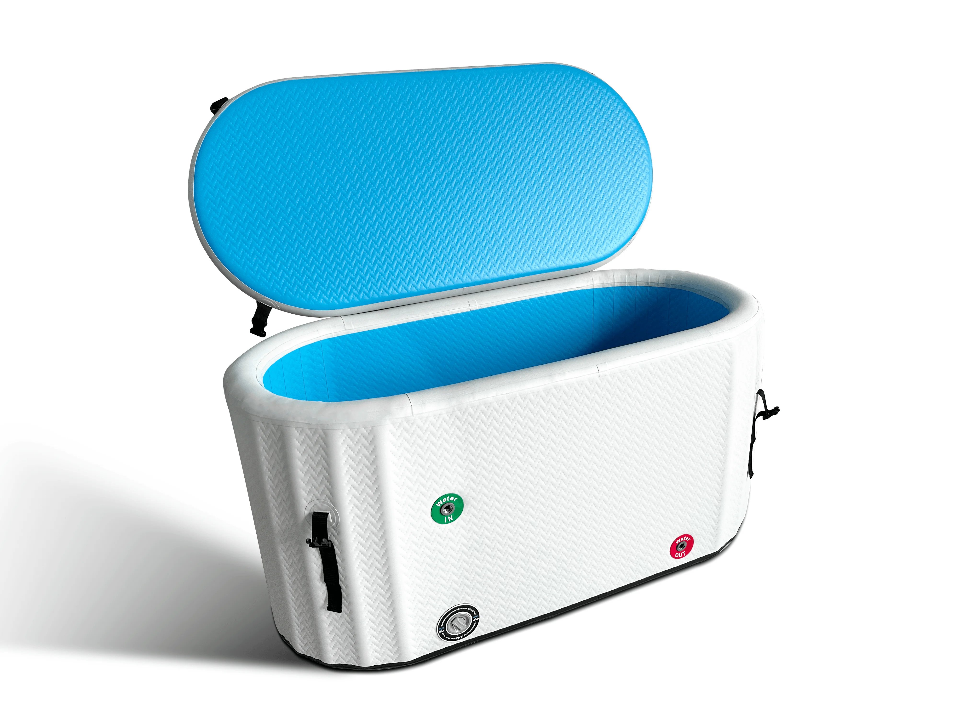 2024 Best Price Hot Inflat Ice Tub Bath With Lid Supplier Eco-friendly Tub Outdoor Large Inflated Hot Tub